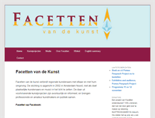 Tablet Screenshot of facettenvandekunst.nl